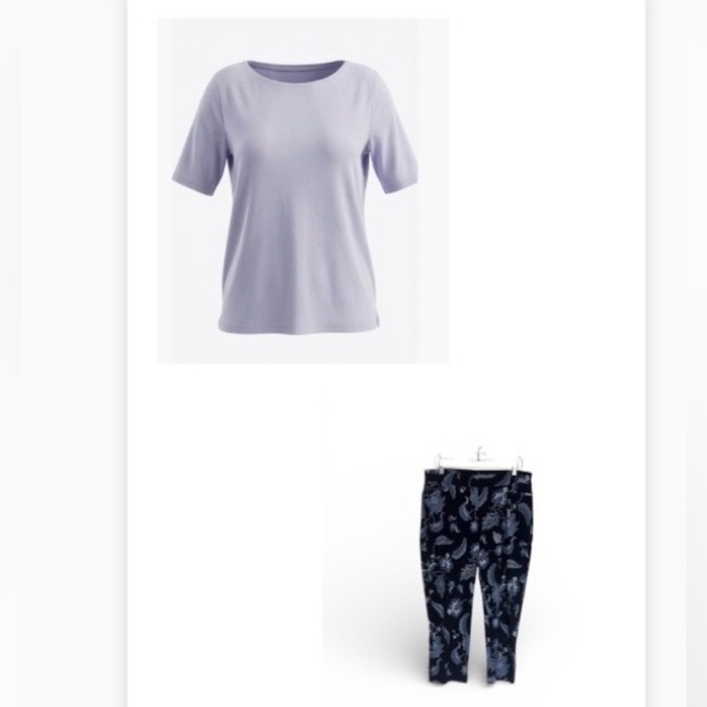 Chicos tee and crops bundle - Picture 3 of 9